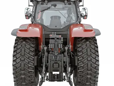 Case IH 3 Tractor 3D model
