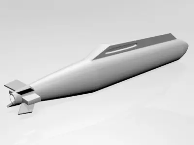 Missile 04 3D model