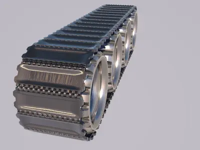 Tank wheel 3D model
