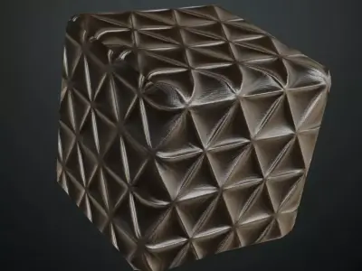 Sci-Fi Wall PBR Seamless Texture 9
