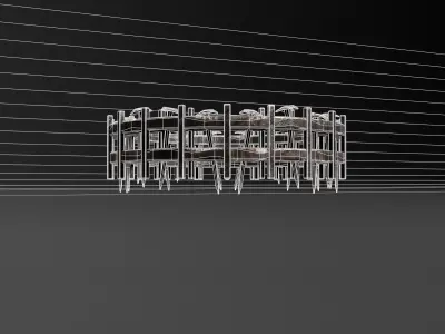 Medieval Head Nail Crown  Low-poly 3D model