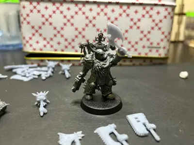 power axes chain axes and bubotic axes 3D print model