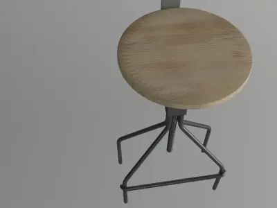 Bar Chair Free 3D model purchase