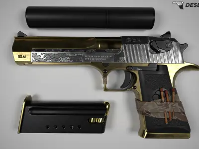 Custom Desert Eagle 3D model