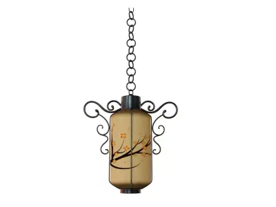 Lantern Free low-poly 3D model