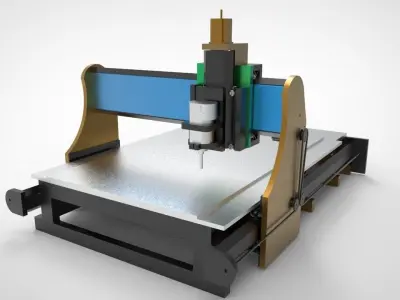 CNC Router Machine 3D model purchase