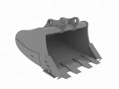 excavator bucket  3D model