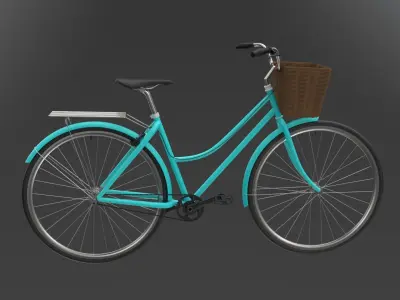 vintage design bicycle 3D model