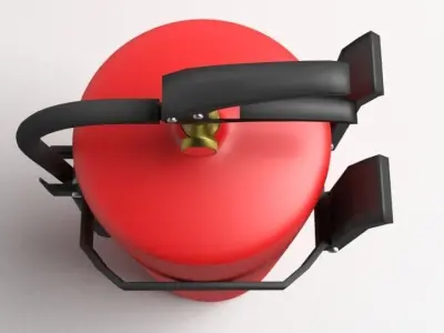 Fire Extinguisher 5 3D model