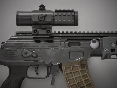 Galil ACE Low-poly 3D model purchase