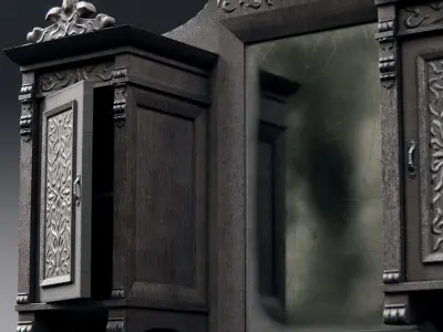 ancient dresser 3D model