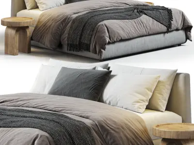 Merkurio Bed 3D model