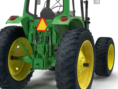 Tractor John Deere 7330 3D model