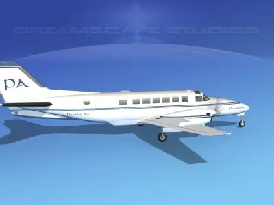 Beechcraft B99 Paradise Air 3D model