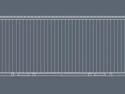 Shipping Container 3D model 9