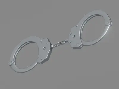 Handcuffs 3D model purchase