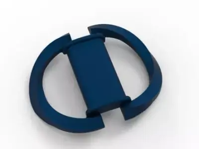 Horse Bit-Style Shoe Ornament 3D print model