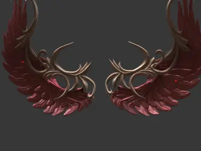 Templar Scorpion wall design 3D model