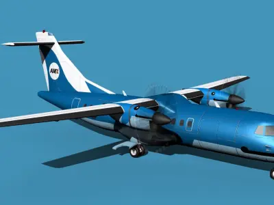 ATR-42-320 Amakusa Airlines 3D model