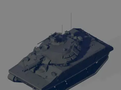 M551 Tank 3D model