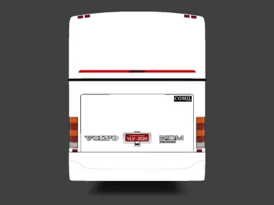 Comil Galleggiante Volvo B10M Low-poly 3D model