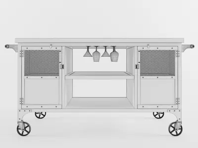 Bar Cart 3D model purchase