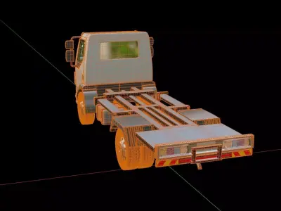 Kenworth K370 Cab Chassis 2014 3D model