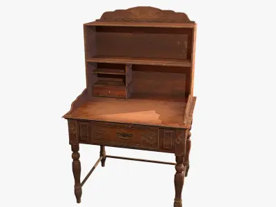 Antiquare Table 2 Low-poly 3D model