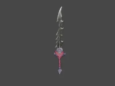 Zeloeman Sword A 29 Low-poly 3D model