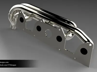 Exhaust Manifold Free 3D model