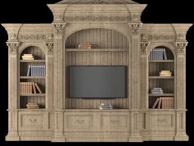 Habersham tv cabinet 3D model