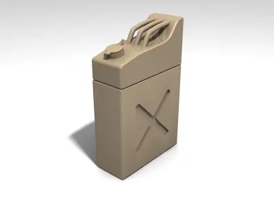 Jerry Can Free low-poly 3D model
