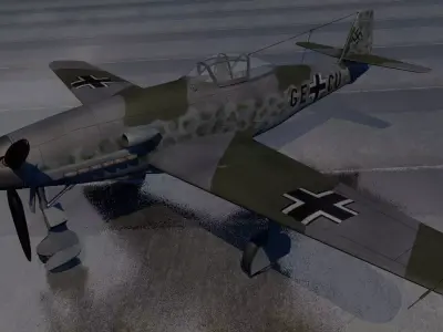 Messerschmitt Me-309 v1 3D model