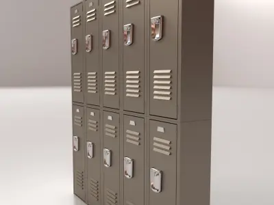Locker V2 3D model