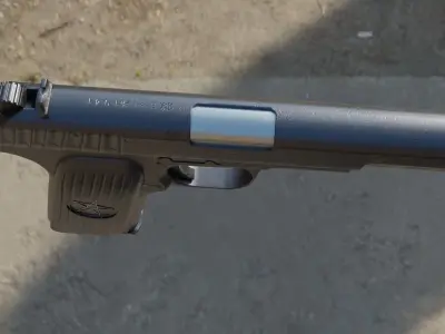 TT-33 pistol 3D model
