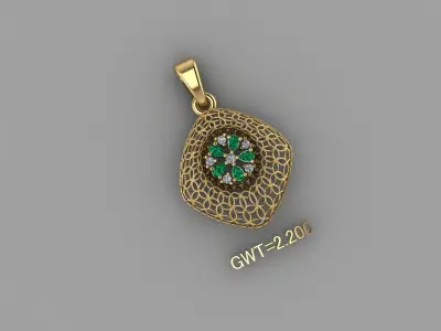 FASION PENDANT 3D model 21