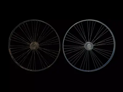 Vintage Wheel 3D model