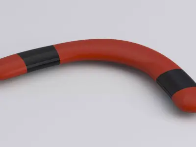 Boomerang red 3D model