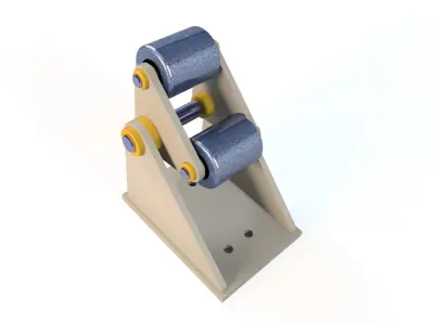 TURNING APPARATUS FOR PIPE WELDING Low-poly 3D model