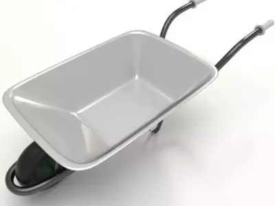 Wheelbarrow Free 3D model buy