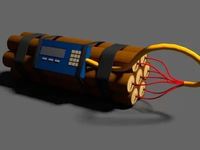 Time bomb Free 3D model