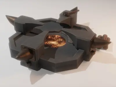 Forge Low-poly 3D model purchase