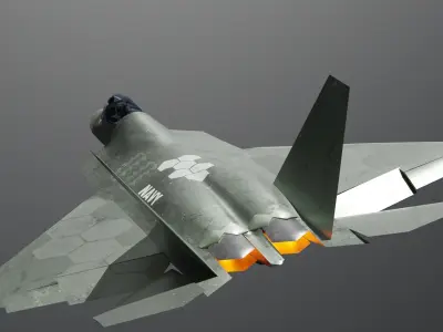 F-22 Raptor 3D model order
