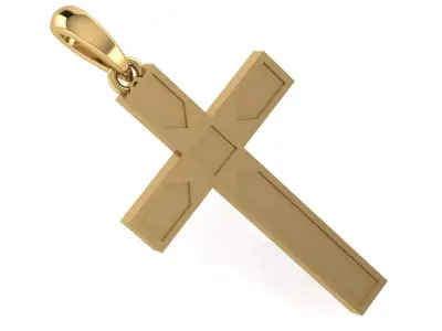 CROSS PENDANT CR118 3D print model