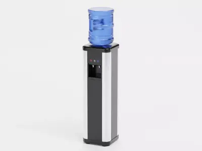 Water Cooler Dispenser - Top-Loading Drinking Water System 3D model