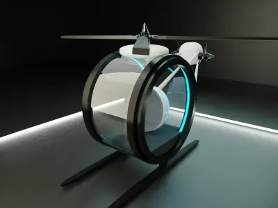 Sci Fi Plane  Free 3D model