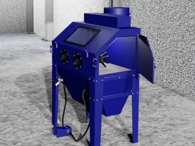 SB-420 Sandblasting Cabinet 3D model