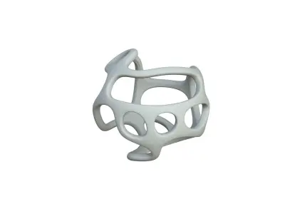 SciFi Cube Object No 42835 Low Poly Shape Texture