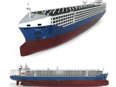 Livestock Carrier 02 3D model