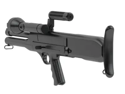 High Standard Model 10 3D model
